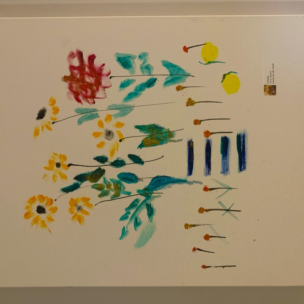 Flowers oil painting